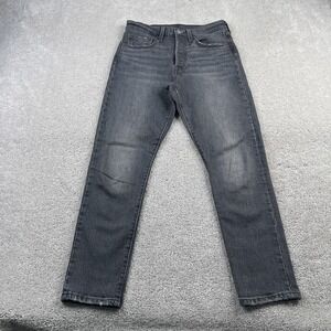 Levis‎ Jeans Womens 27 Black 501 S Skinny Stretch Denim Button Fly High Rise